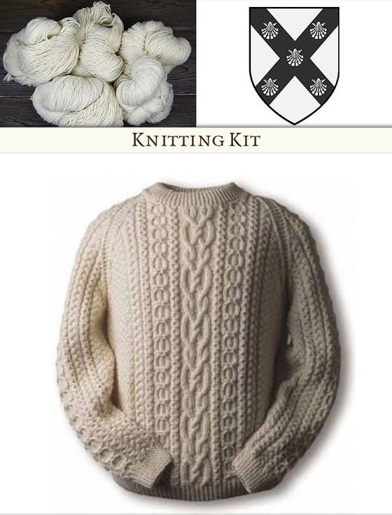 aran cashmere Connolly Knitting Kit