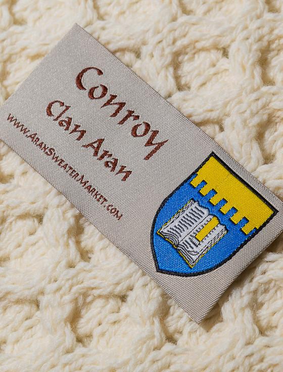 Aran Cashmere Conroy Clan Aran Poncho