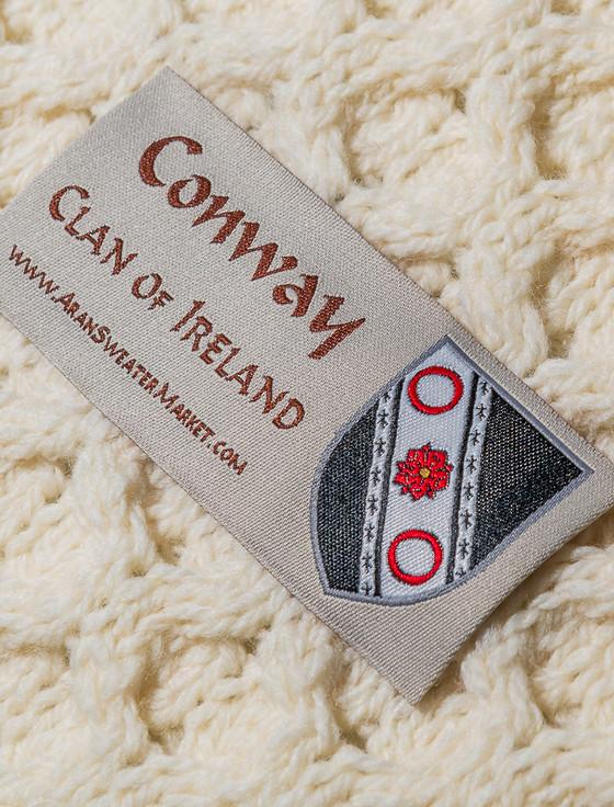 Aran Cashmere Conway Clan Aran Poncho