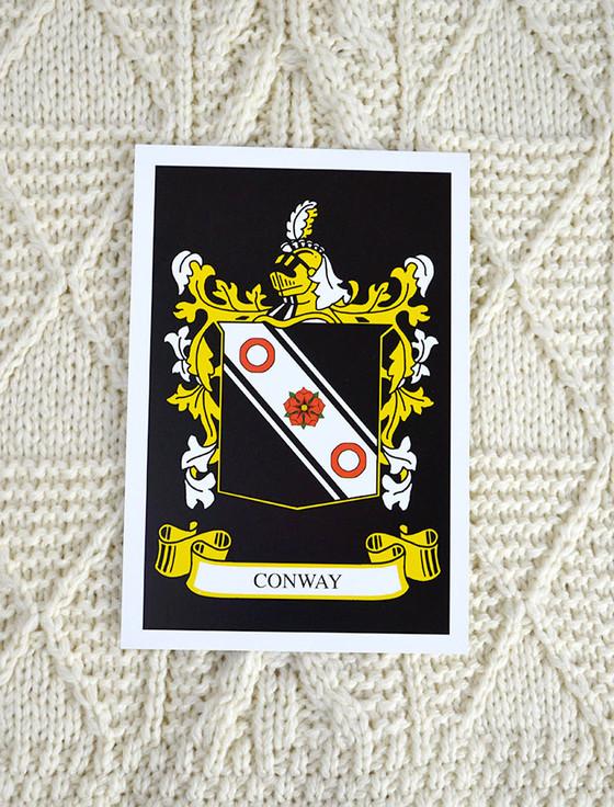 aran cashmere Conway Clan Aran Throw