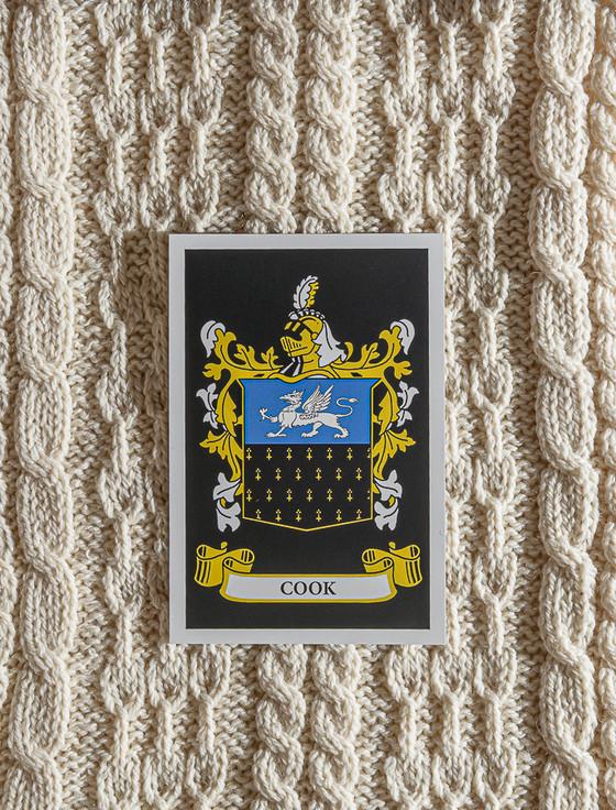 Aran Cashmere Cook Clan Aran Throw