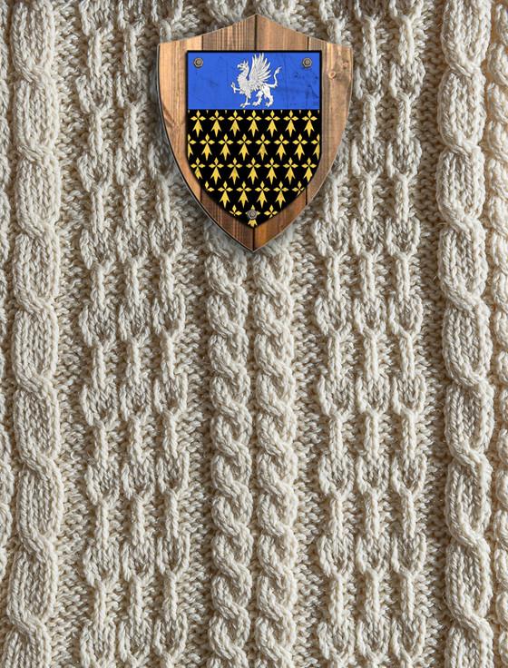 aran cashmere Cook Clan Aran Throw