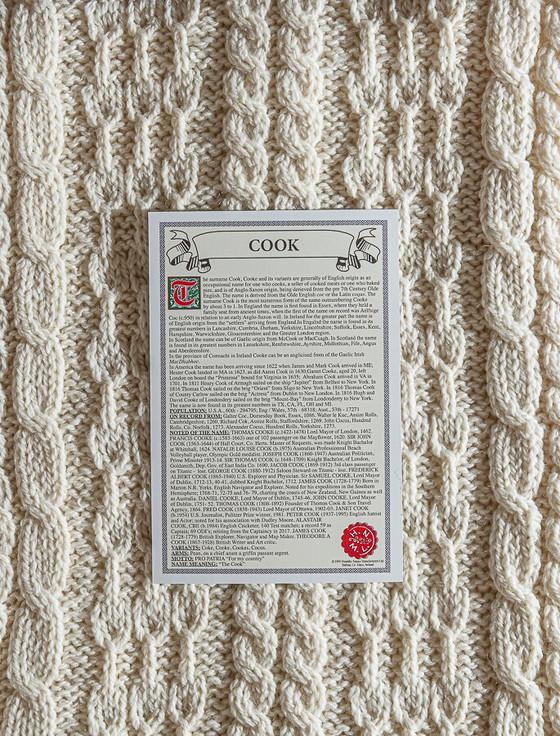 Aran Cashmere Cook Clan Scarf