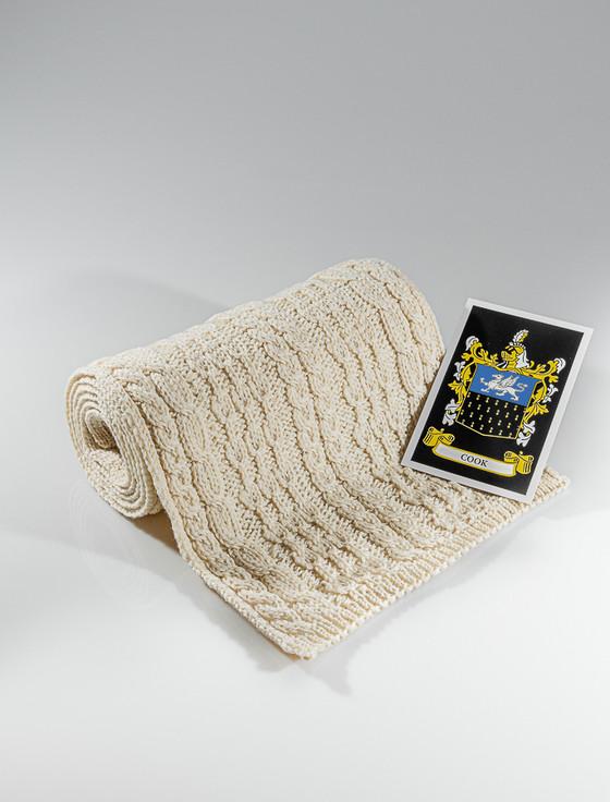 aran cashmere Cook Clan Scarf