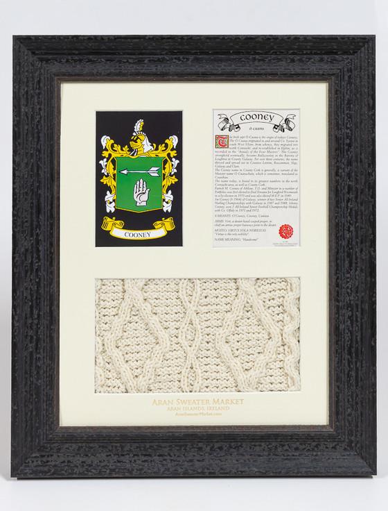 aran cashmere Cooney Clan Aran & History Display