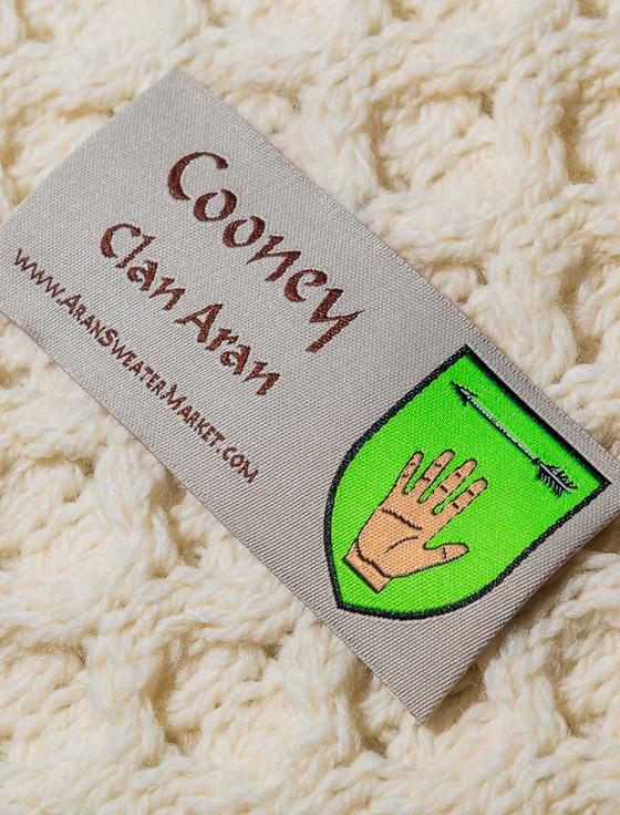 Aran Cashmere Cooney Clan Aran Throw