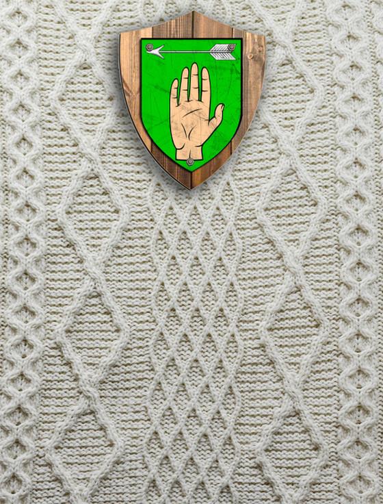 aran cashmere Cooney Clan Aran Throw