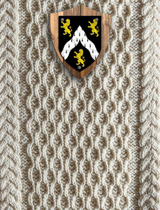 aran cashmere Cooper Clan Aran Throw