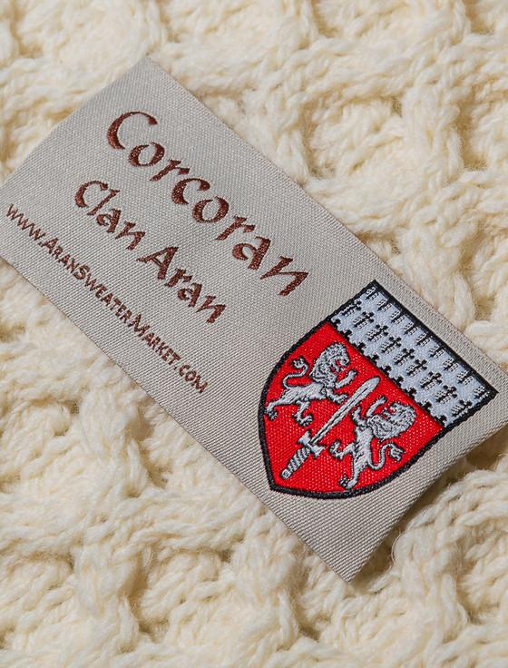 Aran Cashmere Corcoran Clan Aran Throw