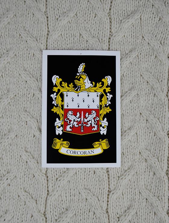 Aran Cashmere Corcoran Clan Scarf