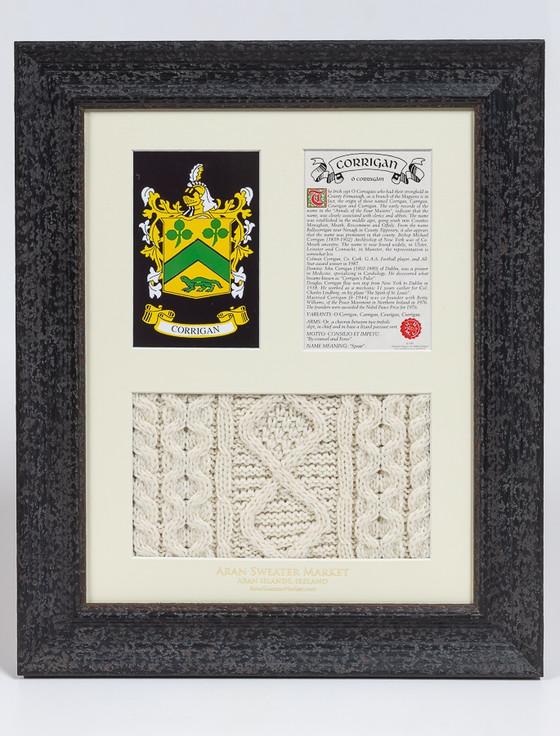 aran cashmere Corrigan Clan Aran & History Display