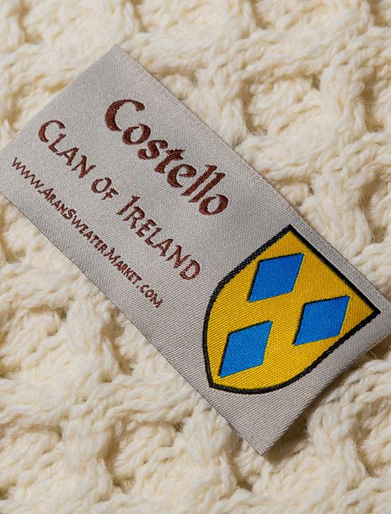 Aran Cashmere Costello Clan Aran Throw