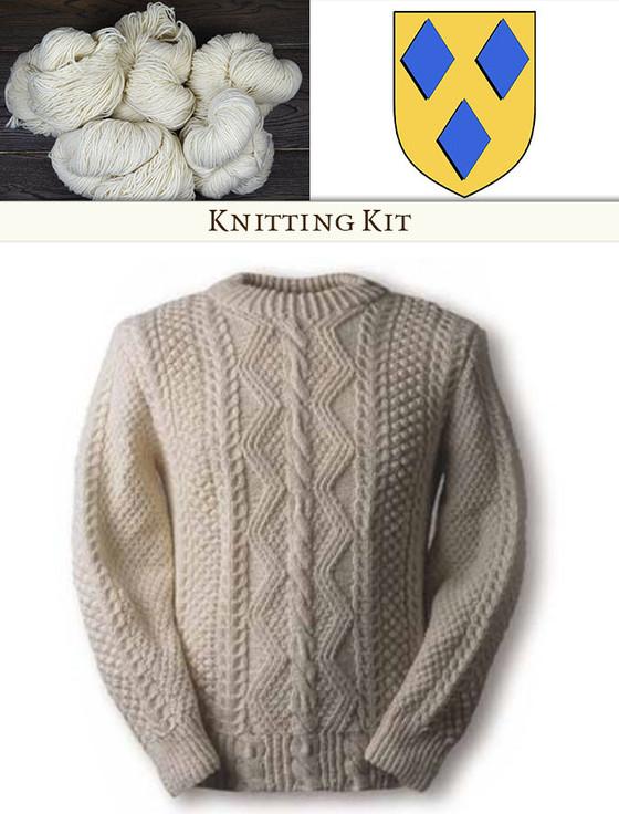 aran cashmere Costello Knitting Kit