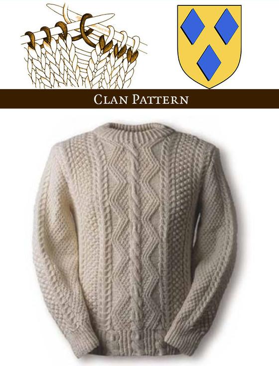 aran cashmere Costello Knitting Pattern