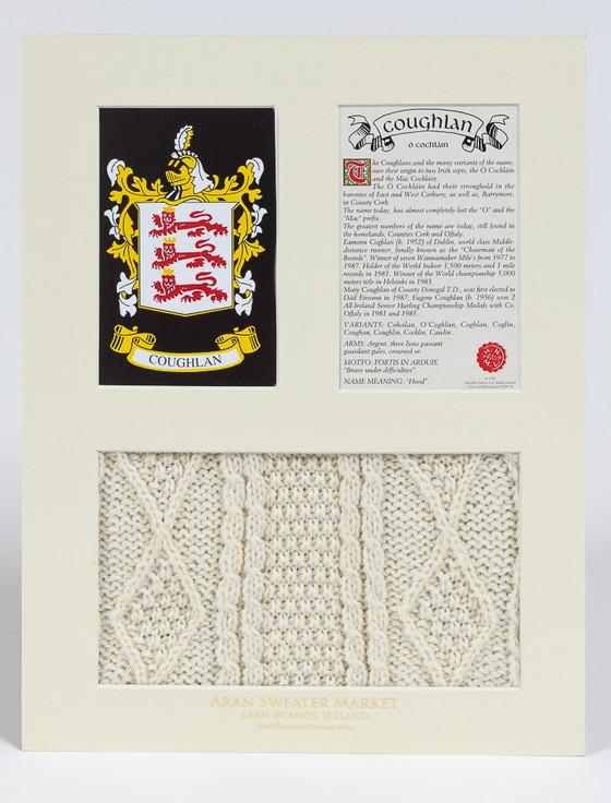 Aran Cashmere Coughlan Clan Aran & History Display