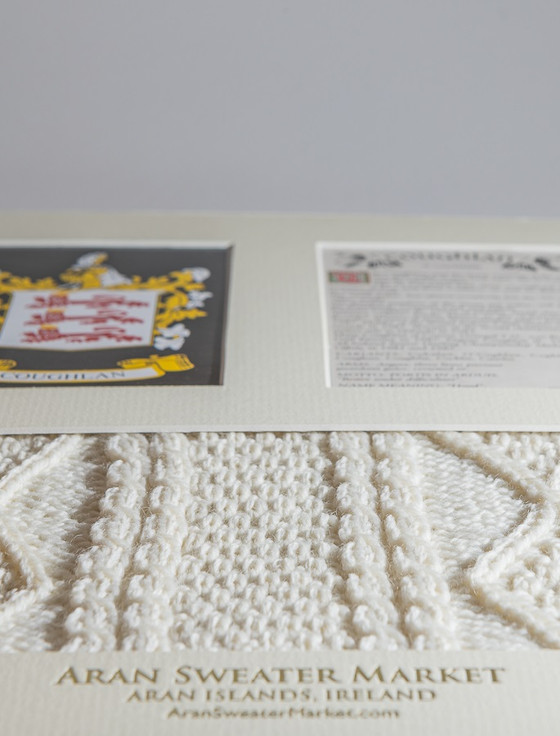 Aran Cashmere Coughlan Clan Aran & History Display