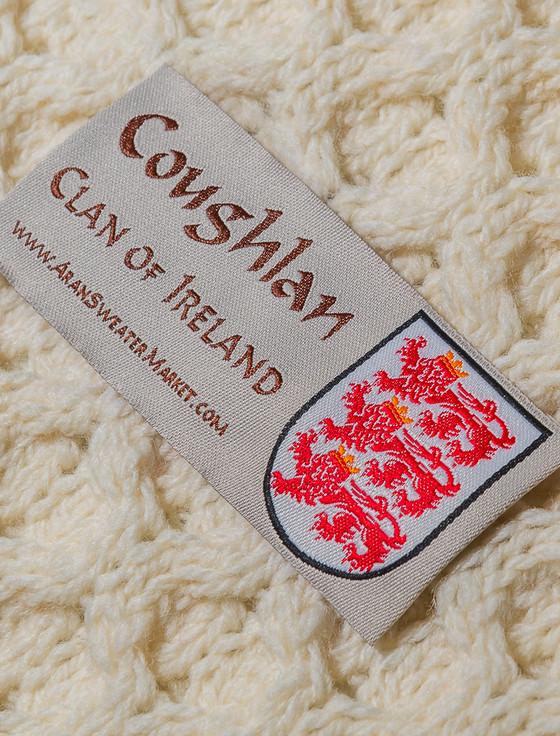 Aran Cashmere Coughlan Clan Aran Throw