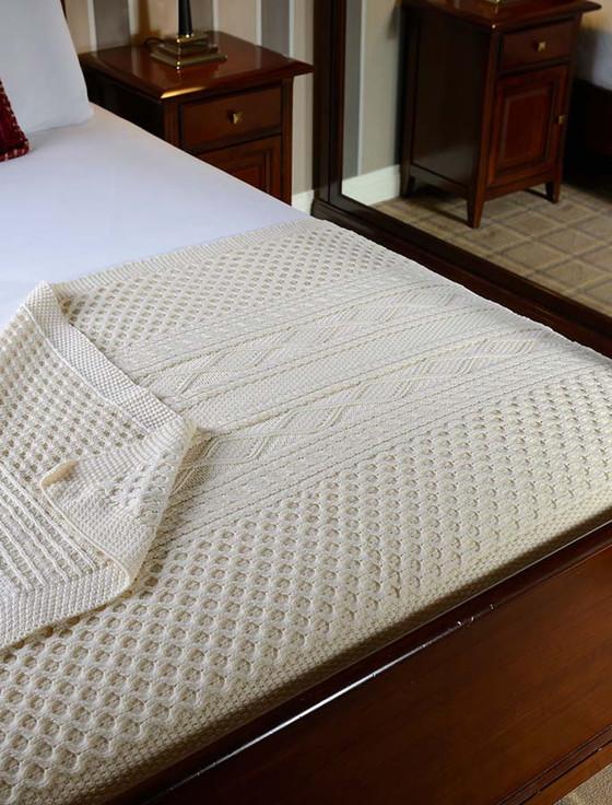 aran cashmere Coughlan Clan Aran Throw