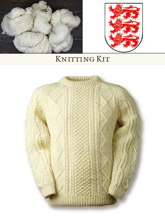aran cashmere Coughlan Knitting Kit