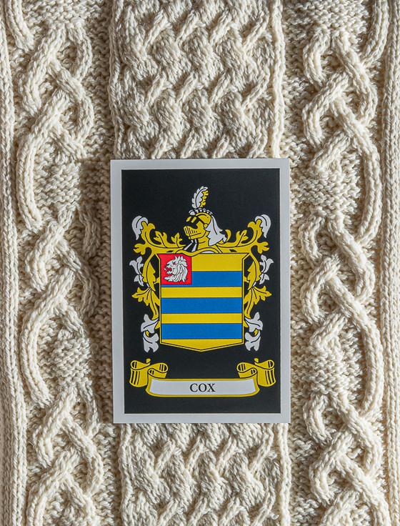 Aran Cashmere Cox Clan Aran Throw