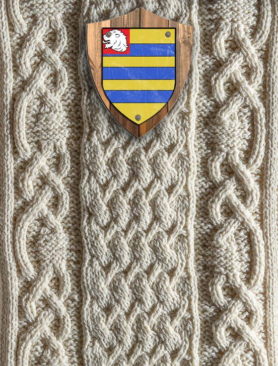 aran cashmere Cox Clan Aran Throw