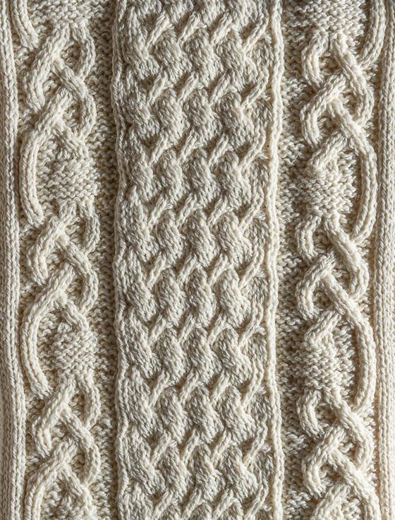 Aran Cashmere Cox Clan Scarf