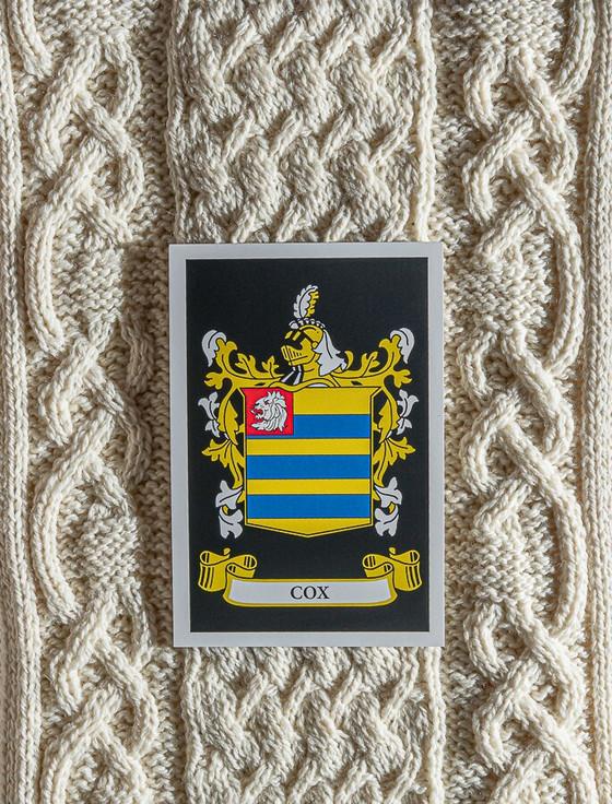 Aran Cashmere Cox Clan Scarf