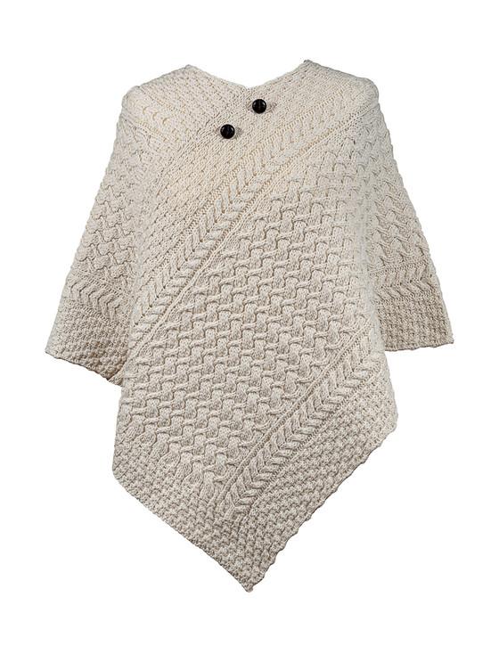 aran cashmere Coyne Clan Aran Poncho