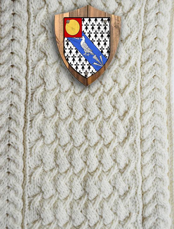 aran cashmere Coyne Clan Aran Throw