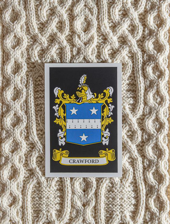 Aran Cashmere Crawford Clan Aran Throw
