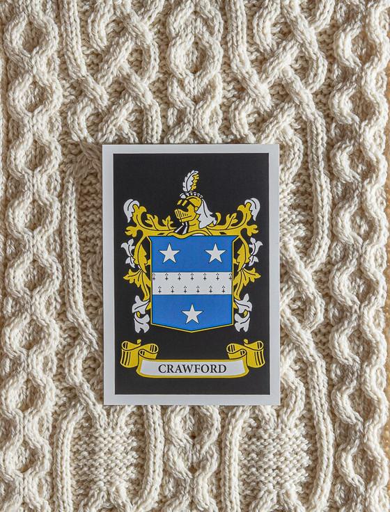 Aran Cashmere Crawford Clan Scarf