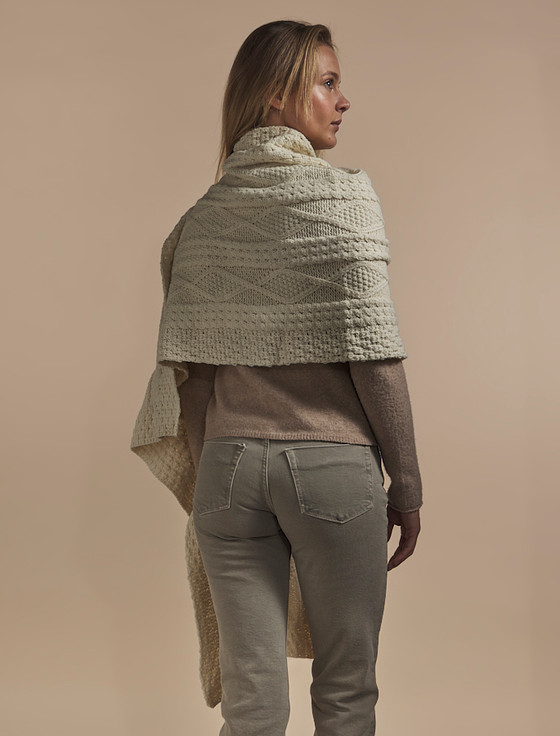 Aran Cashmere Cronin Clan Aran Wrap