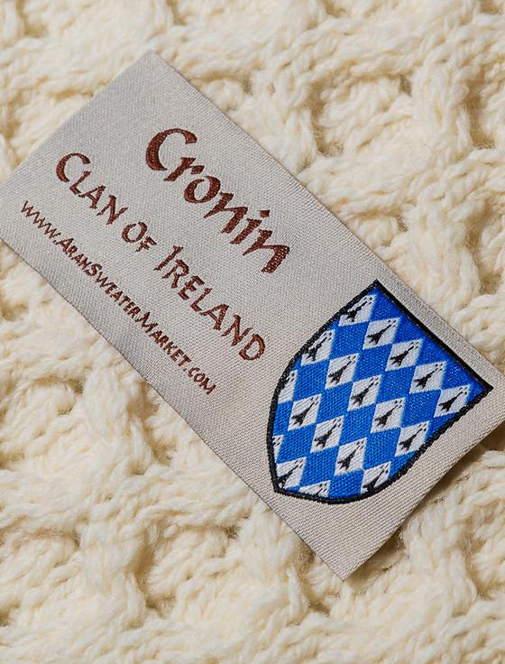 Aran Cashmere Cronin Clan Scarf