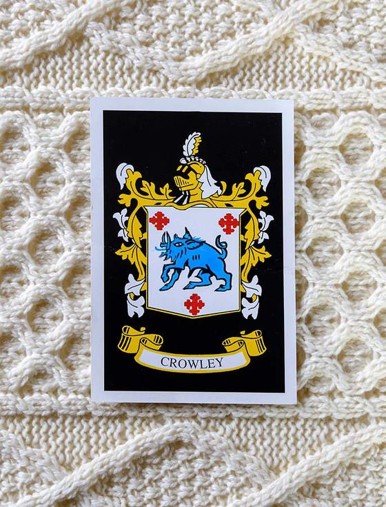 Aran Cashmere Crowley Clan Aran Throw