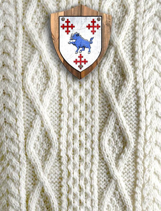 Aran Cashmere Crowley Clan Aran Throw