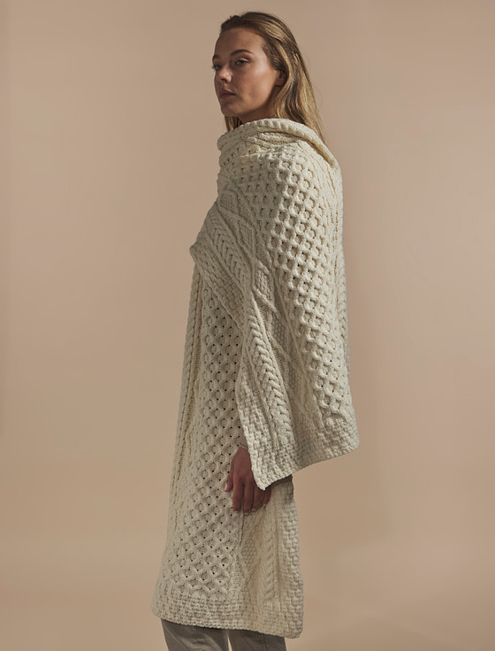 Aran Cashmere Crowley Clan Aran Wrap