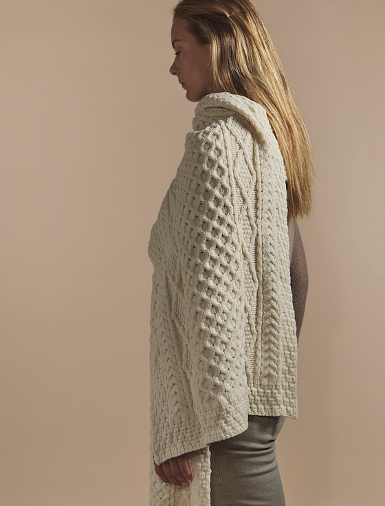 Aran Cashmere Crowley Clan Aran Wrap
