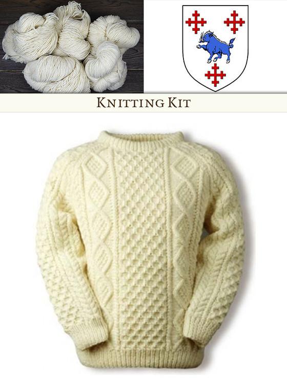 aran cashmere Crowley Knitting Kit
