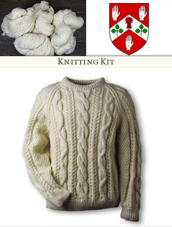 aran cashmere Cullen Knitting Kit