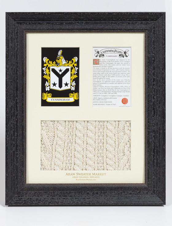 aran cashmere Cunningham Clan Aran & History Display
