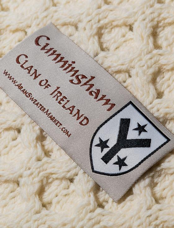 Aran Cashmere Cunningham Clan Aran Throw