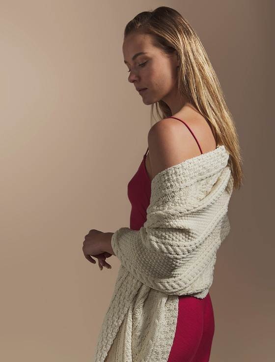 Aran Cashmere Cunningham Clan Aran Wrap