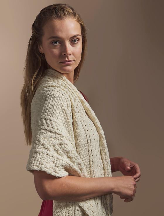 Aran Cashmere Cunningham Clan Aran Wrap