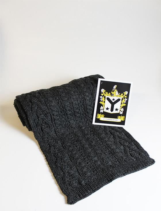 Aran Cashmere Cunningham Clan Scarf