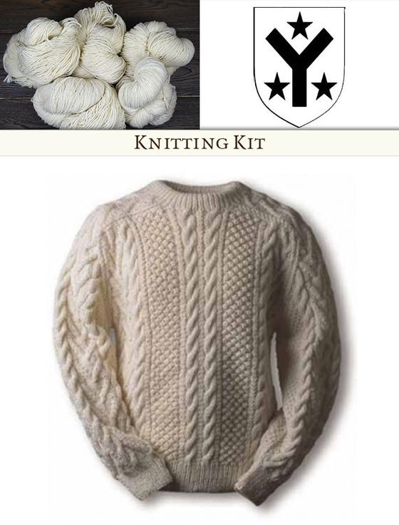 aran cashmere Cunningham Knitting Kit