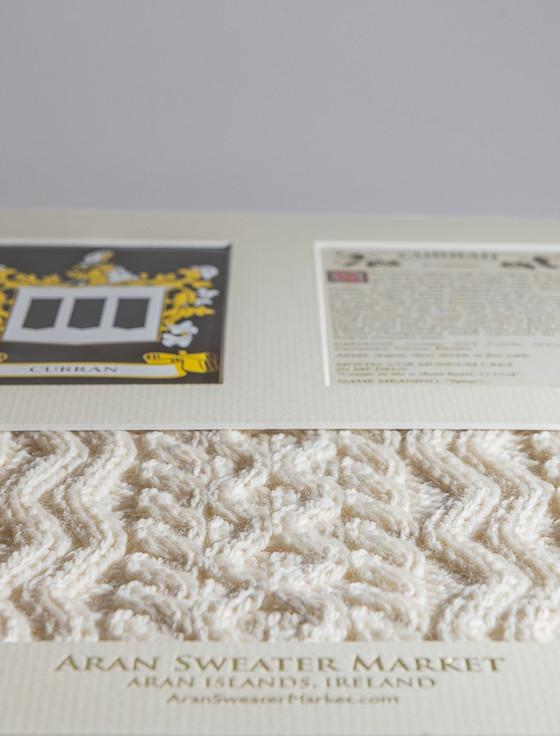 Aran Cashmere Curran Clan Aran & History Display