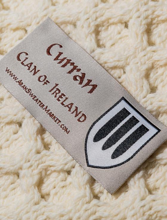 Aran Cashmere Curran Clan Aran Throw