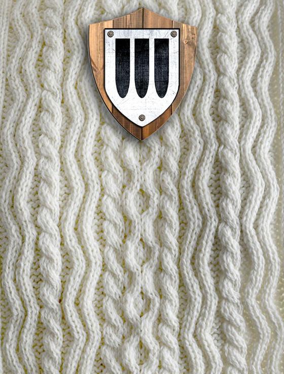 Aran Cashmere Curran Clan Aran Throw