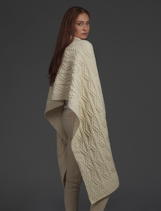 Aran Cashmere Curran Clan Aran Wrap