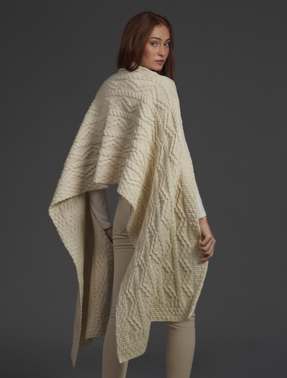 Aran Cashmere Curran Clan Aran Wrap
